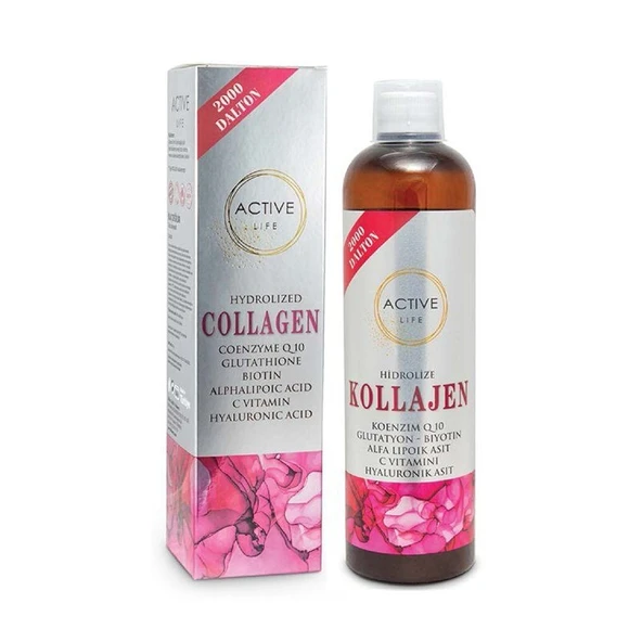 Active Life Kollagen İçeren Sıvı Takviye Edici Gıda 600 ml ürün görseli 1
