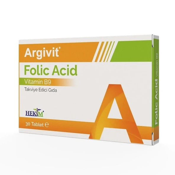 Argivit FOLIC ACID 30 Tablet ürün görseli 1