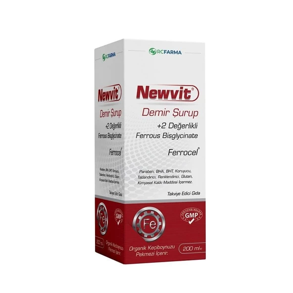 Newvit Demir Şurubu 200ml ürün görseli 1