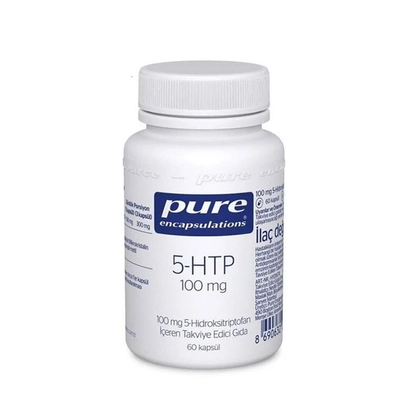 Pure 5HTP 100 MG 60 Kapsül ürün görseli 1