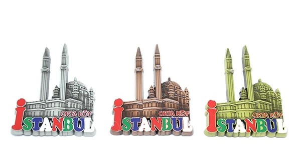 Metal İstanbul Temalı Yöresel Magnet Model 2 ürün görseli 1