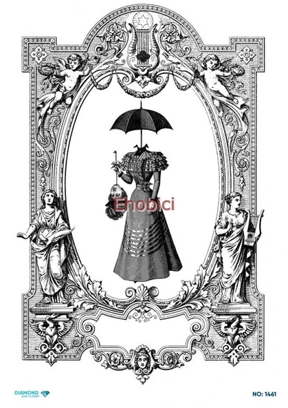 Diamond Pirinç Dekopaj Kağıdı - 1461 ürün görseli 1