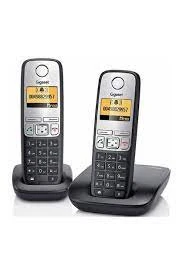 Gigaset A690DUO (A415DUO NUN YENİ MODELİDİR) Kablosuz LCD Ekranlı Telefon Siyah ürün görseli 1