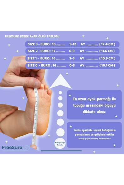 Freesure Kız Bebek Ayakkabı 202408 - Resim 2