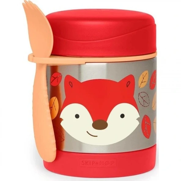 Skip Hop Zoo Paslanmaz Çelik Termos 325 Ml Tilki ürün görseli 1