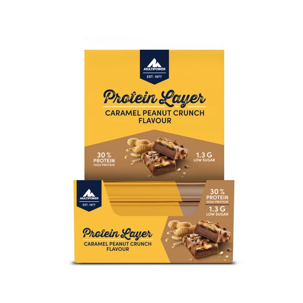 PROTEİN LAYER  ÇITIR ÇITIR KARAMEL FISTIK CRUCH YÜKSEK PROTEİN BAR ürün görseli 1