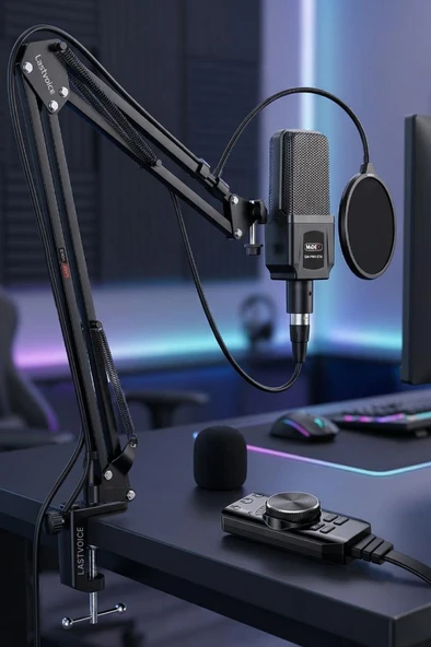 Midex GM-PRO-STB Gaming 7.1 Ses Kartı ve Mikrofon Seti Canlı Yayın LOL PUBG ürün görseli 1