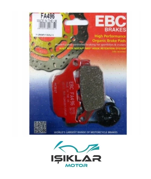 Mondial Drift L 125 Arka Fren Balata Ebc IŞK0052 ürün görseli 1