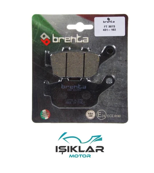 Mondial Drift L 125 Arka Fren Balata Brenta IŞK0006 ürün görseli 1