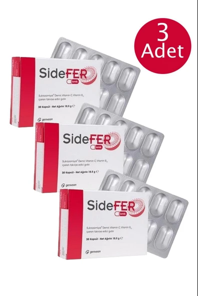 Sidefer 30 Kapsül 3 Adet ürün görseli 1