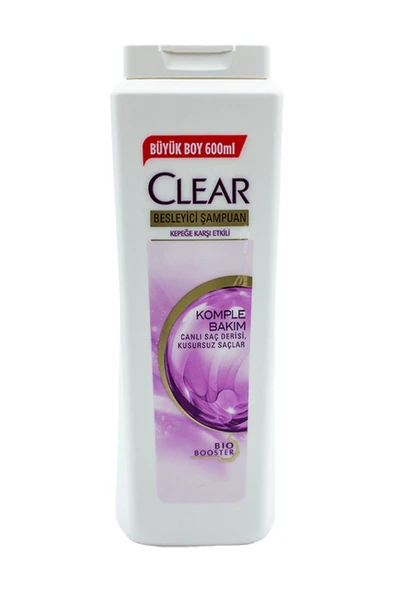 CLEAR BESLEYİCİ ŞAMPUAN 600ML - KOMPLE BAKIM KEPEĞE KARŞI ürün görseli 1