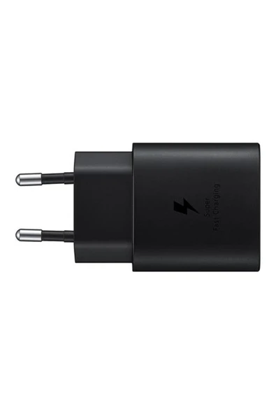Samsung Galaxy Note 20 Ultra Type-C Fast Şarj Adaptörü 25W Siyah (Samsung Türkiye Garantili) ürün görseli 1