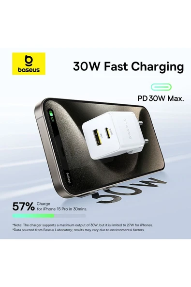 Palm Hızlı Şarj 30W Eu Beyaz - Resim 4