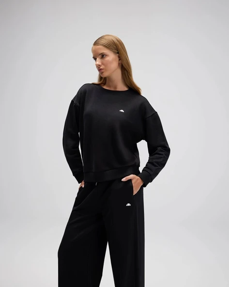 Ellesse EF527-BK Kadın Siyah Sweat - Resim 2