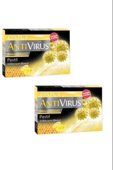 Cistus Antivirüs Ballı Limonlu Pastil 10'lu 2 Adet ürün görseli 1