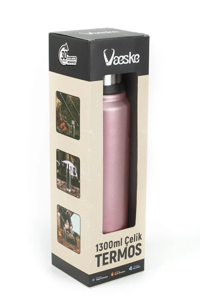 VAESKE Çelik Termos 1300 ml - Resim 5