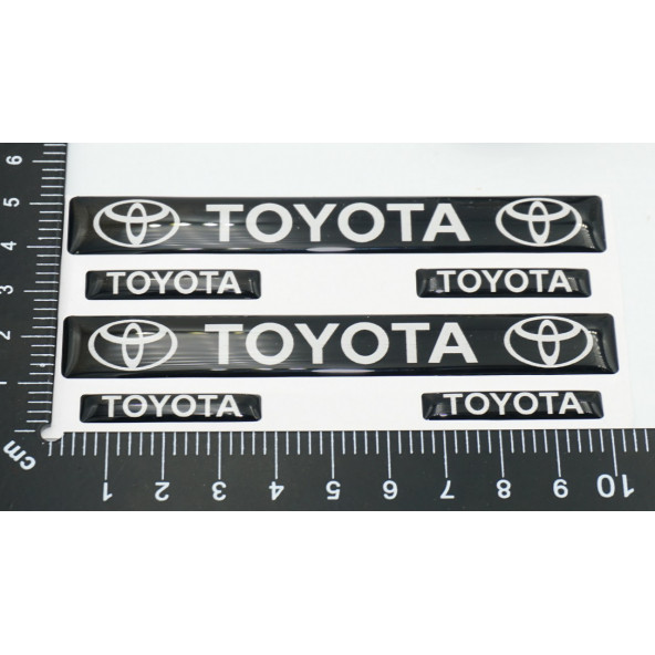 Toyato Logo Damla Silikon Grup Sticker - Resim 4