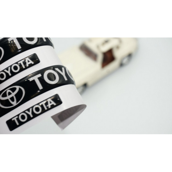 Toyato Logo Damla Silikon Grup Sticker - Resim 5