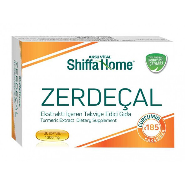 Shiffa home Turmeric 30 Softgel 30 softjel ürün görseli 1