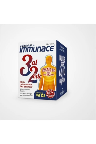 Immunace 30 Tablet 3 Adet ürün görseli 1