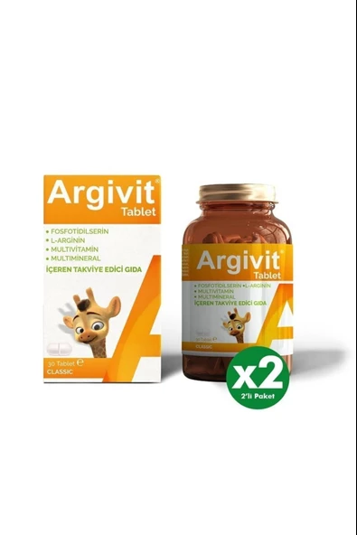 Argivit Classic 30 Tablet 2 Adet ürün görseli 1