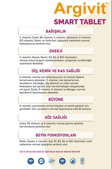 Argivit Smart 30 Tablet 2 Adet - Resim 5