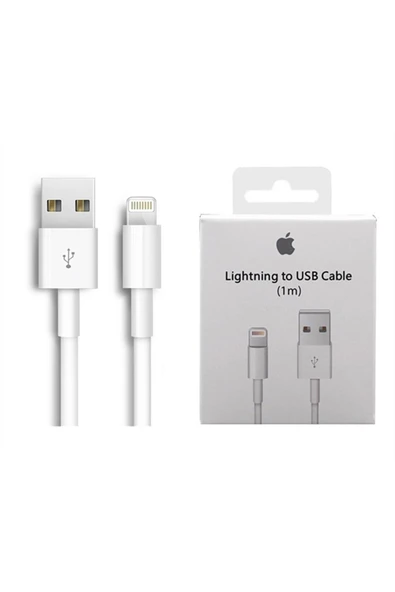 Apple Iphone Uyumlu Şarj Aleti Kablosu Lightning Usb Kablosu 1 Mt ürün görseli 1