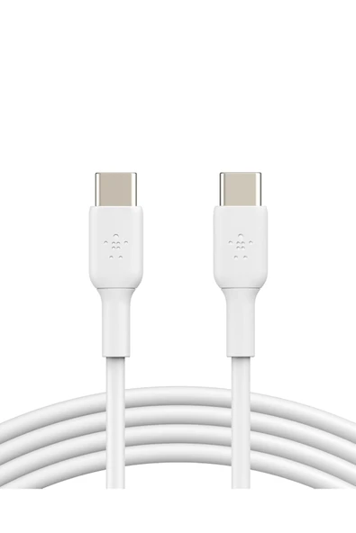 Boost Charge 60w USB-C - USB-C Kablosu 1m, Beyaz ürün görseli 1