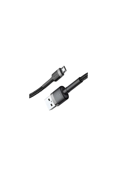 Camklf-bg1 Cafule Micro Usb 2.4a Kablo 1 Mt - Gri/siyah ürün görseli 1