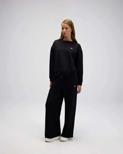 Ellesse EF527-BK Kadın Siyah Sweat - Resim 4