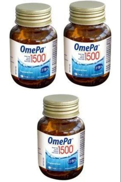 Omepa Balık Yağı 1500 mg 30 Kapsül 3 Adet ürün görseli 1