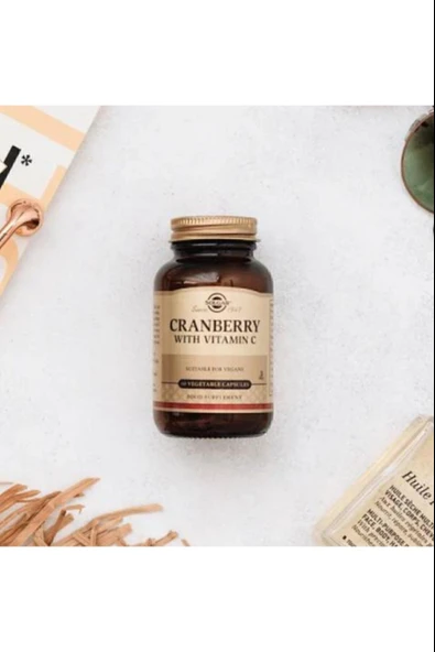 Solgar Cranberry Extract with Vitamin C 60 Kapsül 3 Adet - Resim 2