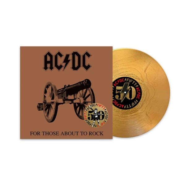 AC/DCFor Those About to Rock (50th Anniversary - Gold Nugget Vinyl) - Plak ürün görseli 1