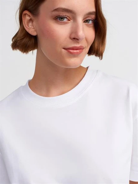30312-2K6 DİLVİN TSHIRTBEYAZ - Resim 3