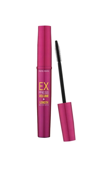 Pastel Express Volume Length Maskara 10ml - Resim 3