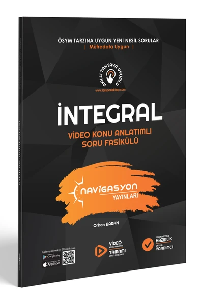 KİF 12.SINIF İNTEGRAL KONU ANLATIMLI SORU FASİKÜLÜ ürün görseli 1