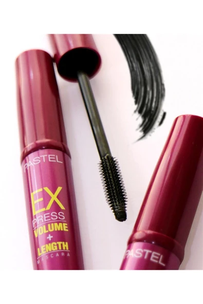 Pastel Express Volume Length Maskara 10ml - Resim 2