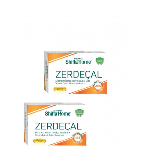 Shiffa home Zerdeçal 30 Softgel x 2 adet ürün görseli 1