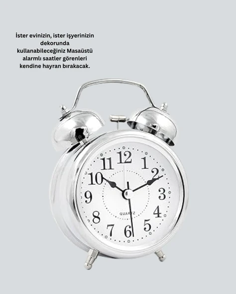 Dekoratif Gümüş Saat - Resim 4