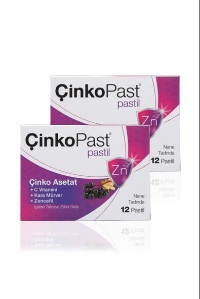 Çinkopast Nane 12 Pastil 2 Adet ürün görseli 1