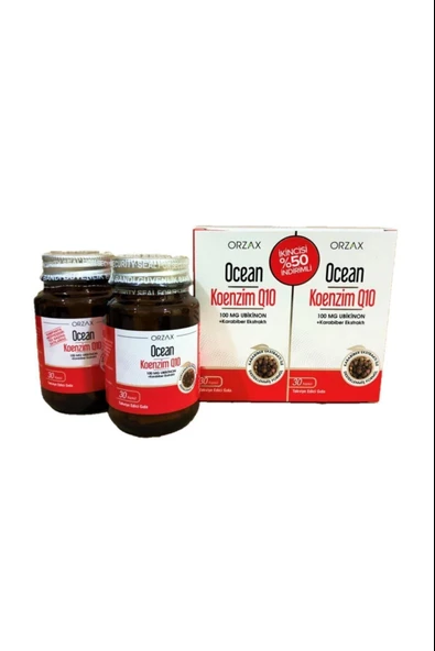 Ocean Koenzim Q10 100 mg 30 Kapsül 2 Adet ürün görseli 1