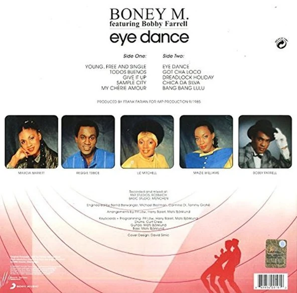 Boney M. Eye Dance (Remastered) - Plak - Resim 2