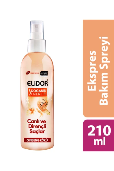Elidor Express Saç Bakım Spreyi - Canlı Ve Dirençli Saçlar 210 Ml ürün görseli 1