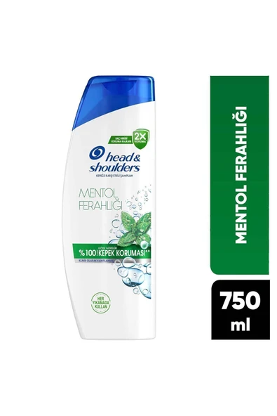 Head & Shoulders Şampuan Mentol Ferahlığı 1in1 750 ml ürün görseli 1