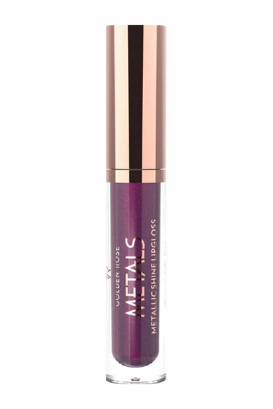 Golden Rose Metalik Parlak Ruj - Metals Metallic Shine Lipgloss No: 07 Wıne Red 8691190264079 ürün görseli 1