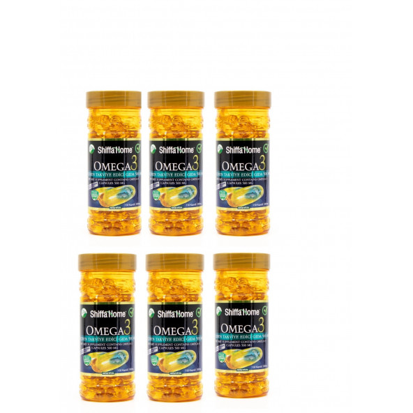 Shiffa home Omega-3 500 mg 150 Softgel x 6 adet ürün görseli 1