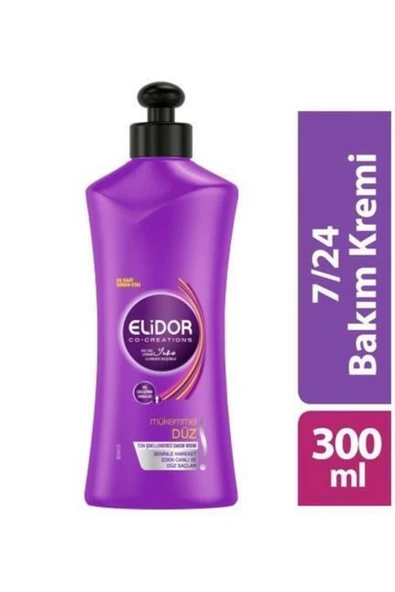 Elidor 7/24 Saç Bakım Kremi Mükemmel Düz 300 ml ürün görseli 1