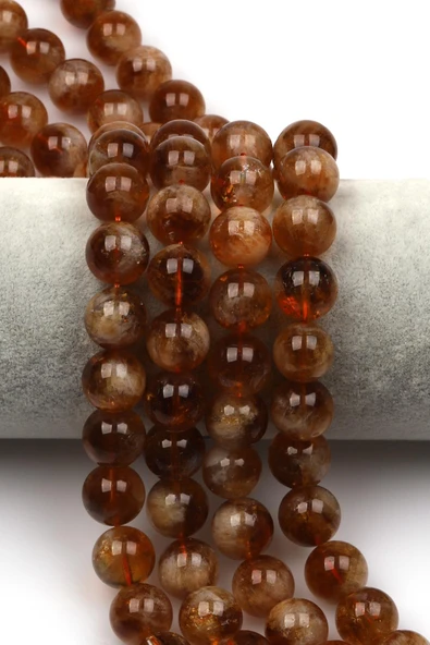 Sitrin Doğal Taş Dizi 12 mm Küre Kesim ürün görseli 1