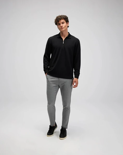 ELLESSE EM601-BK-BLACK-POLO SWEATSHIRT ürün görseli 1
