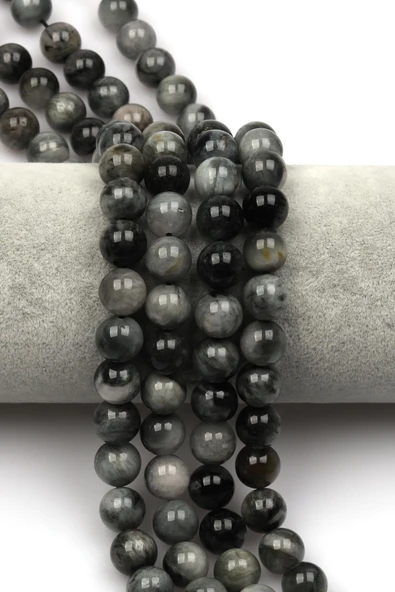 Kartal Gözü Doğaltaş Dizi 10 mm Küre Kesim ürün görseli 1